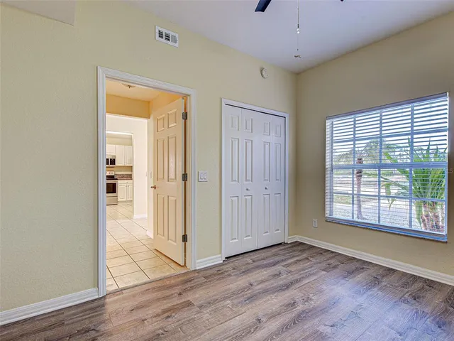 a view of city from a balcony