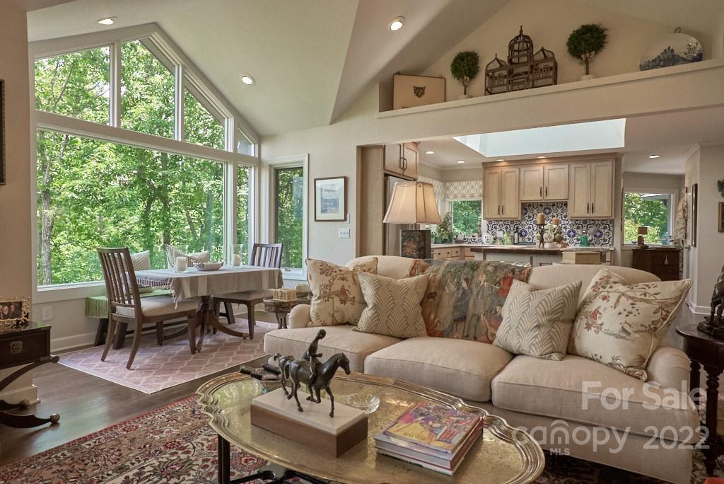 400 Ridgetop Road Tryon, NC 28782 - Photo 14 of 39 a view of a livingroom with furniture and a large window