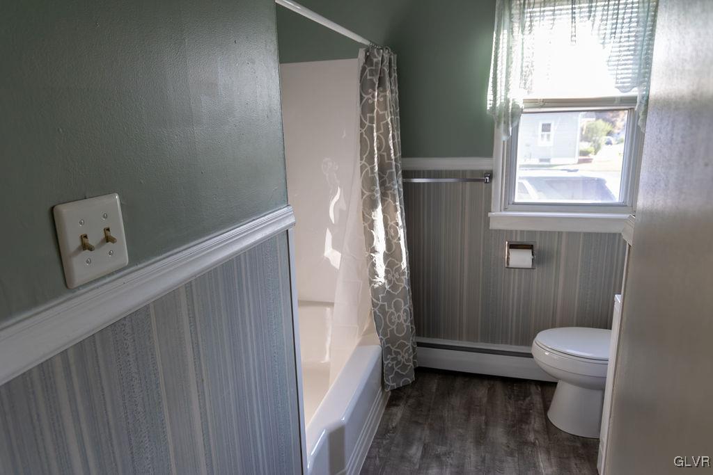 574 Bangor Road Easton, PA 18040 - Photo 19 of 39 a bathroom with a toilet and a shower