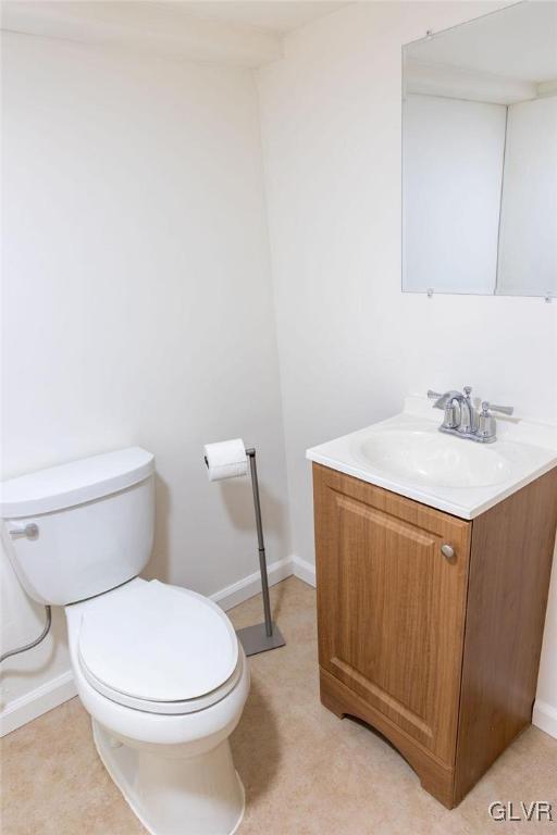 574 Bangor Road Easton, PA 18040 - Photo 25 of 39 a bathroom with a sink and a toilet