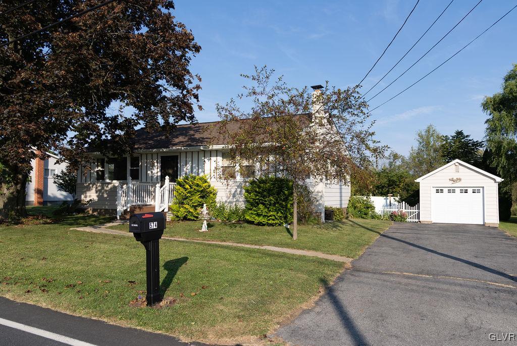 574 Bangor Road Easton, PA 18040 - Photo 33 of 39 a front view of a house with garden