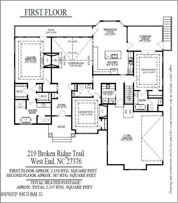 219 Broken Ridge Trail West End, NC 27376 - Photo 51 of 53 Floorplan Main Level