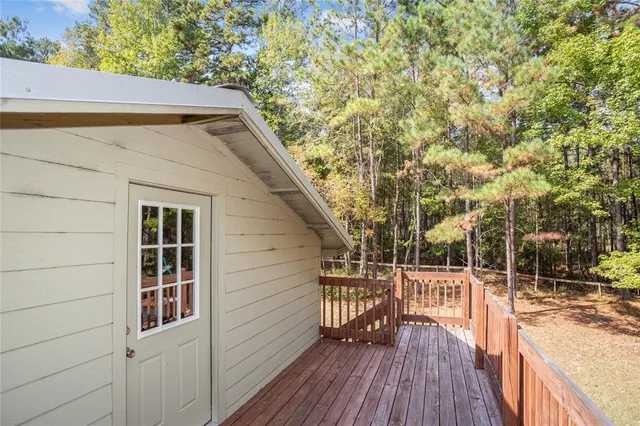 a view of a roof deck