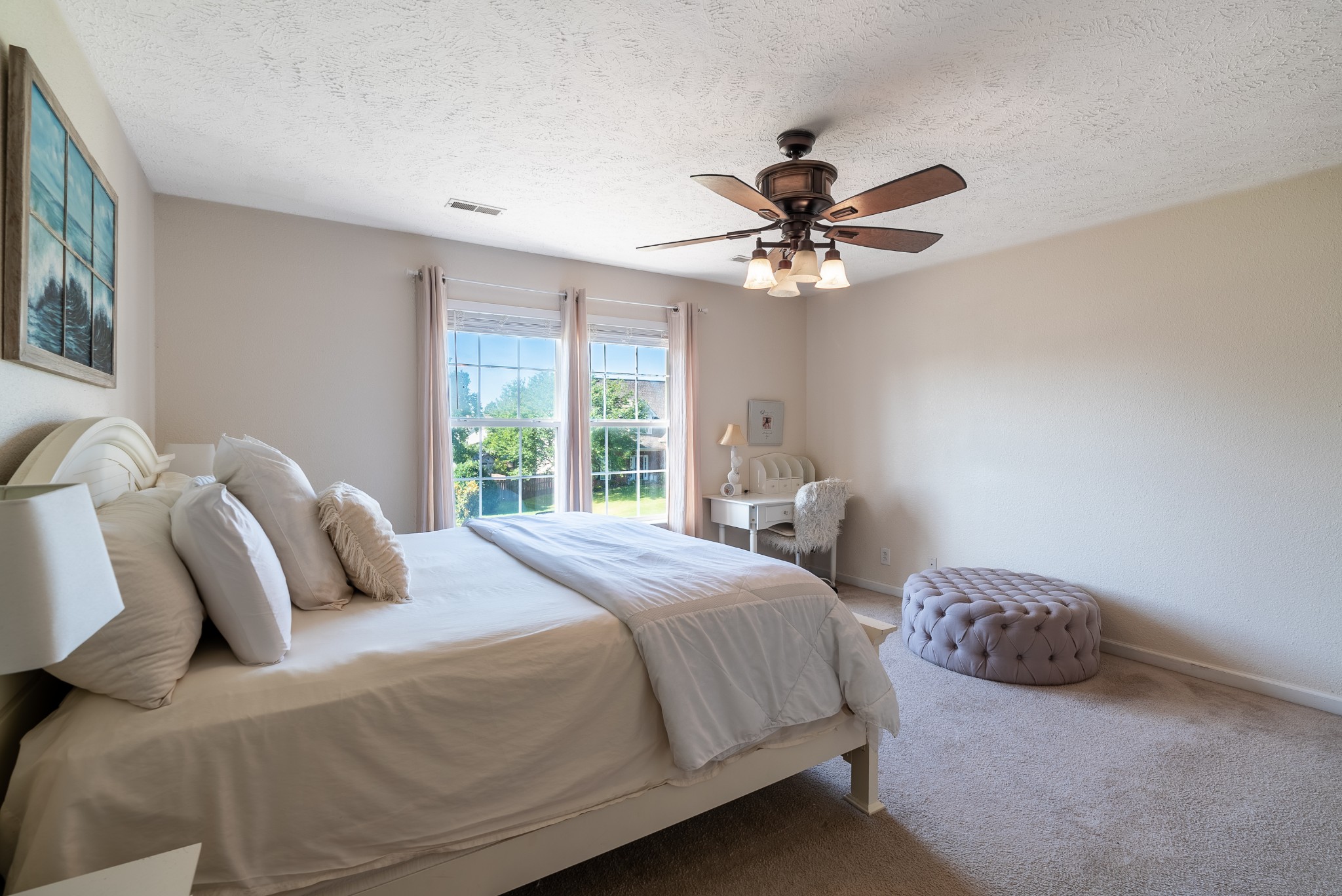1707 Ginger Way Spring Hill, TN 37174 - Photo 21 of 39 a bedroom with bed and a ceiling fan