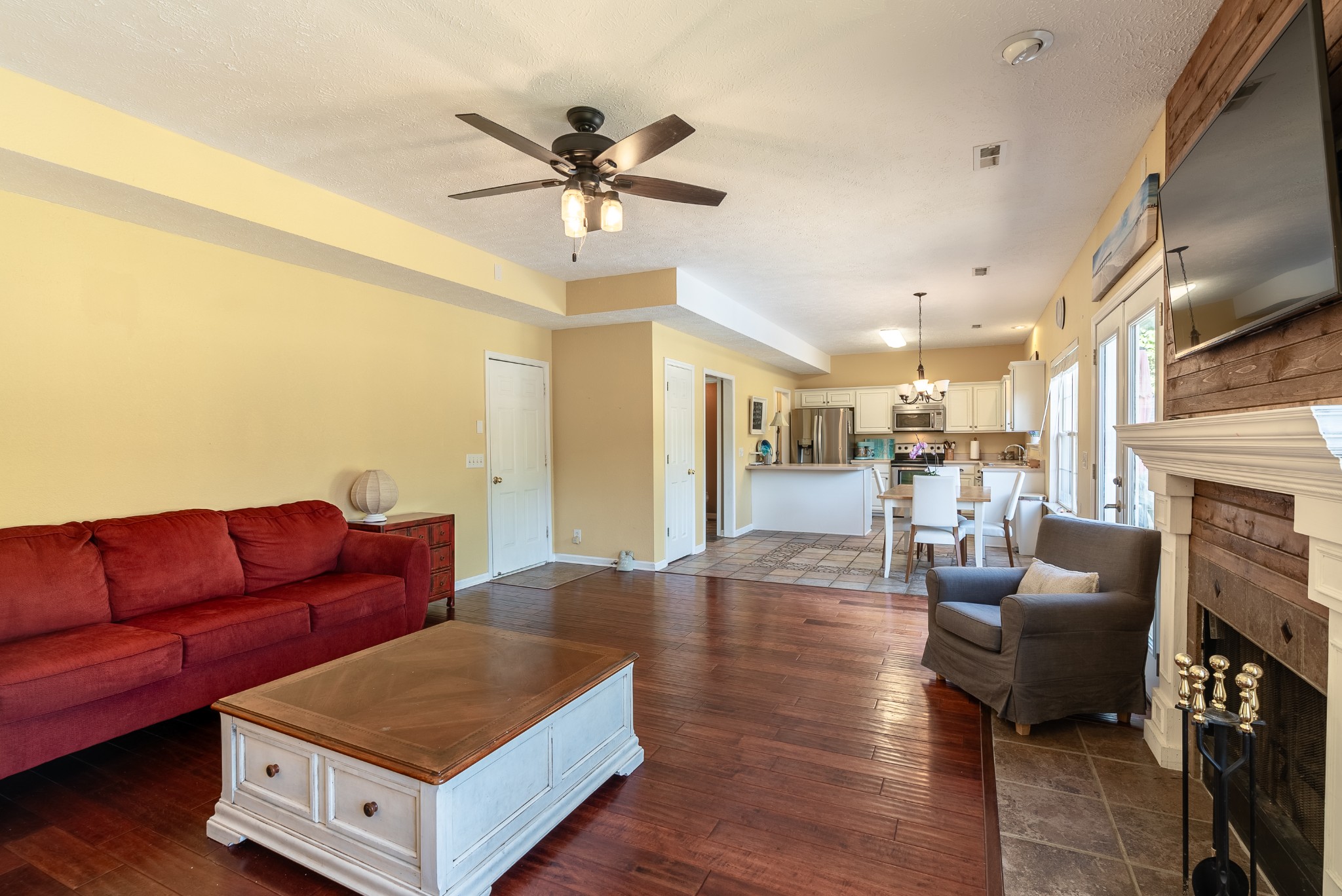 1707 Ginger Way Spring Hill, TN 37174 - Photo 10 of 39 a living room with furniture and a fireplace