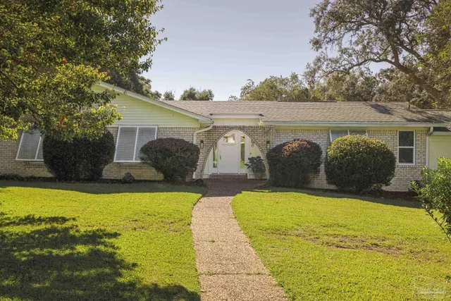 a view of swimming pool with garden