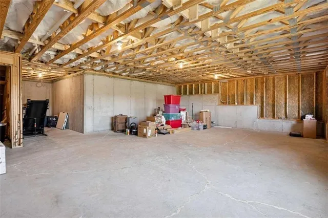a view of storage and utility room