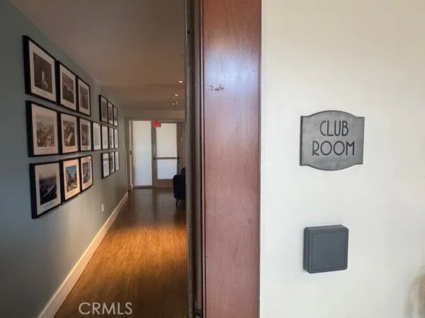 a view of hallway with stairs