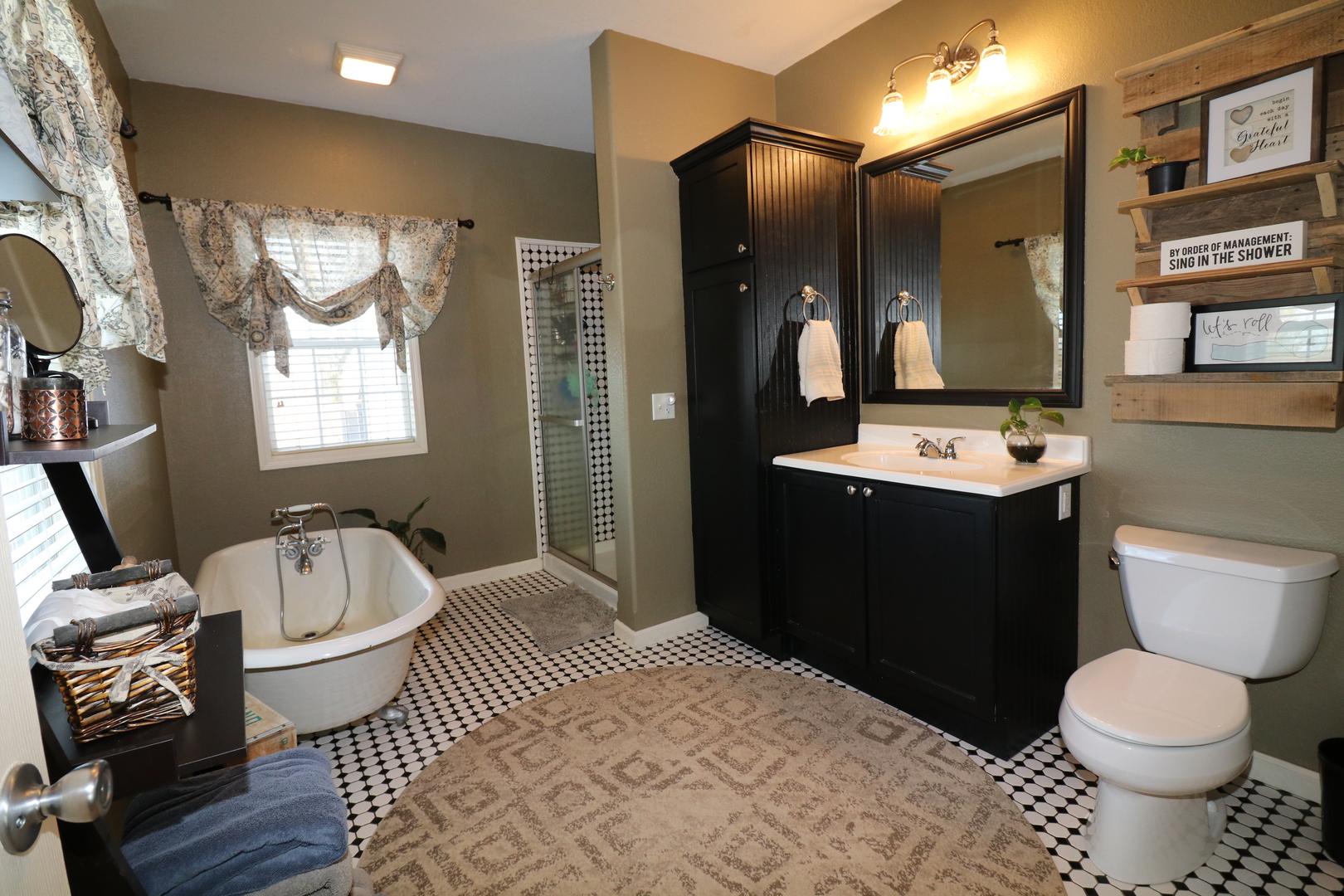 10942 Meridian Road Beason, IL 62512 - Photo 15 of 21 a bathroom with a sink toilet mirror and vanity