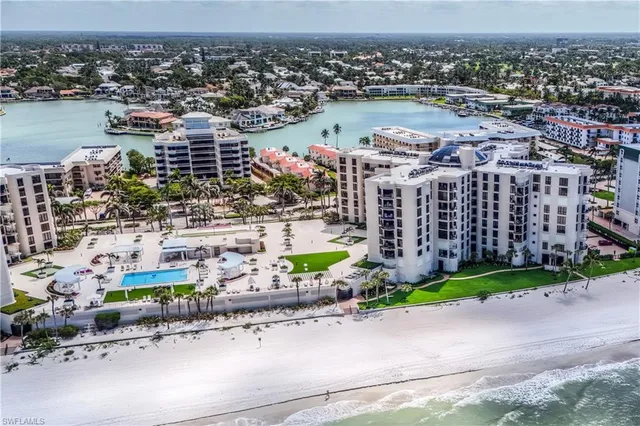an aerial view of a city with houses