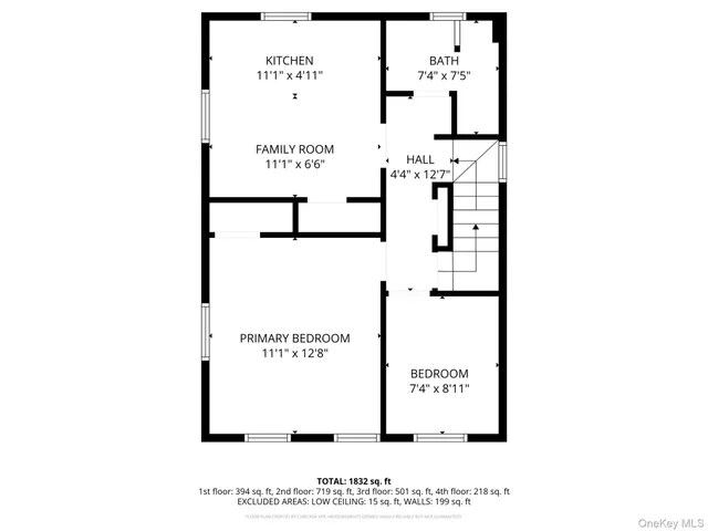 a picture of a building and bench