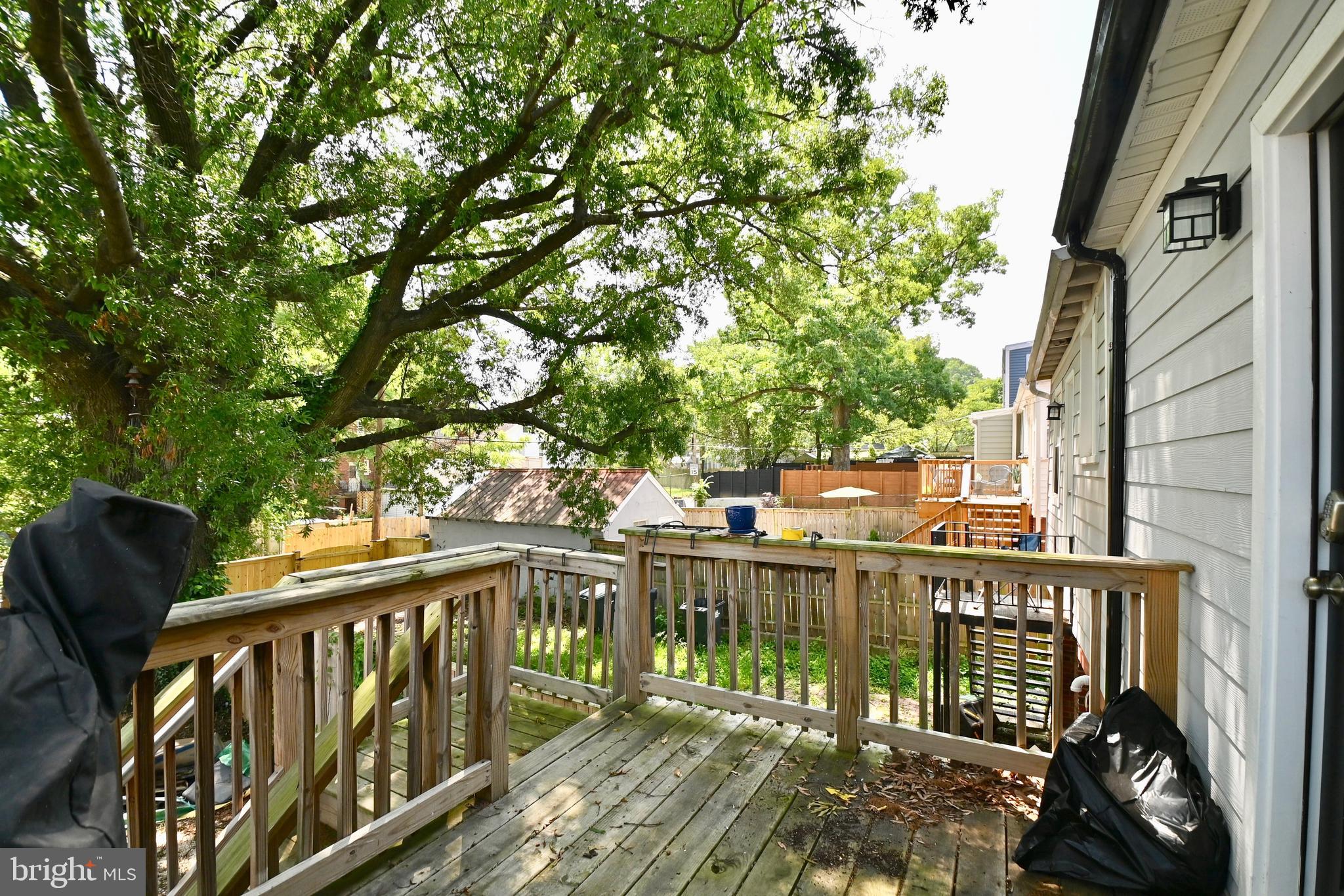 14 53rd Street Southeast Washington, DC 20019 - Photo 41 of 46 a view of a balcony with wooden floor