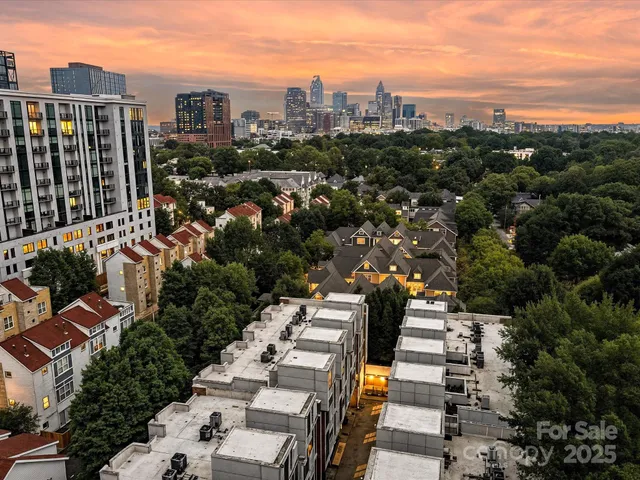 a front view of a building with glass windows