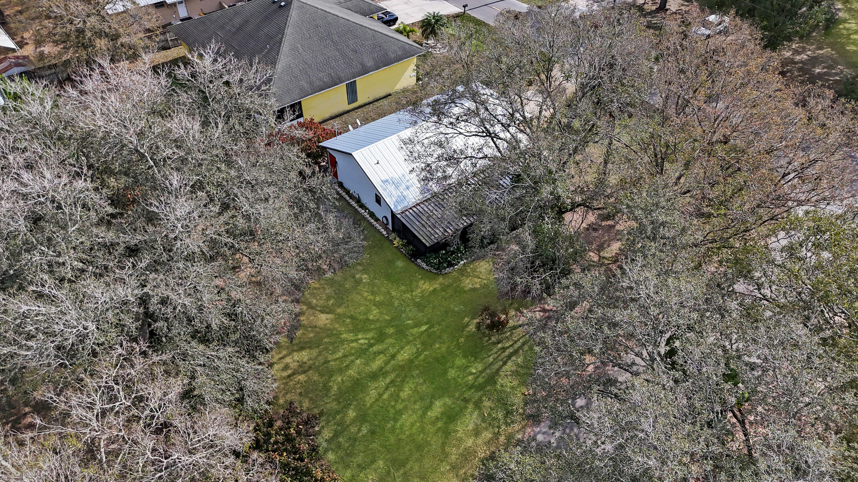 3585 Southeast 8th Street Okeechobee, FL 34974 - Photo 39 of 39 a view of a backyard with plants and large trees