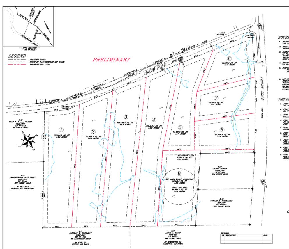 Lot 7 Ferry Road Lisbon, ME 04250 - Photo 4 of 8 Subdivision plan