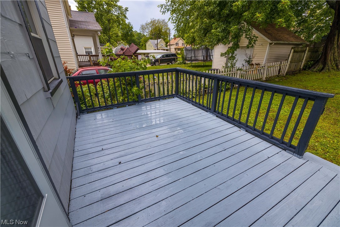 3739 Cress Road Cleveland, OH 44111 - Photo 4 of 5 Deck with a yard