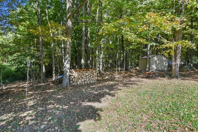 a view of outdoor space with trees