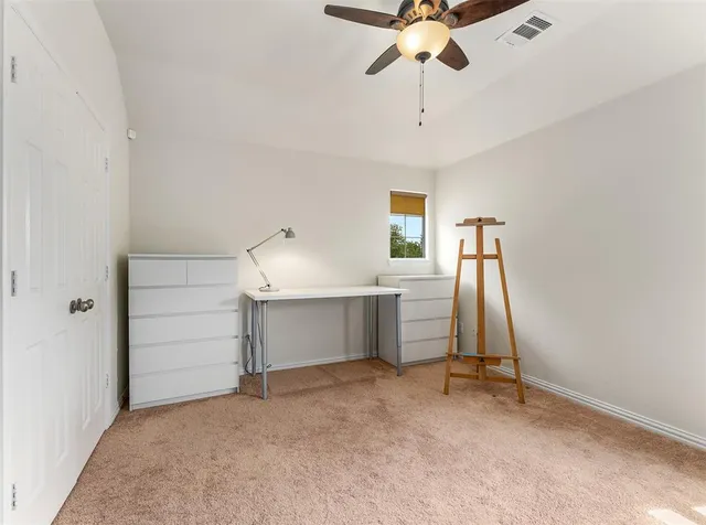 a close view of stove and cabinets