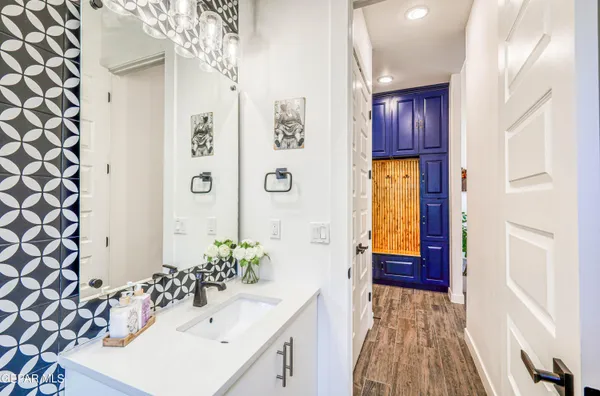 a view of a city with a lake view