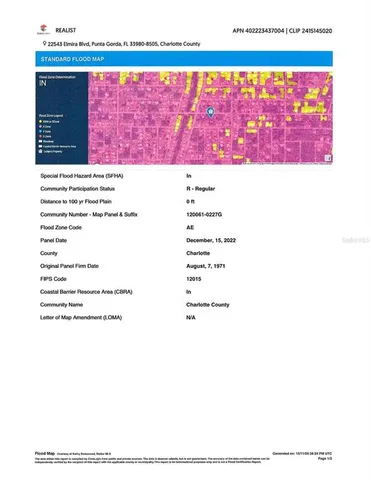 $19,900 | 22543 Elmira Boulevard, Port Charlotte, FL 33980