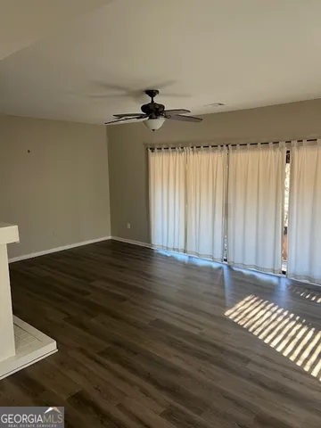 wooden floor in an empty room