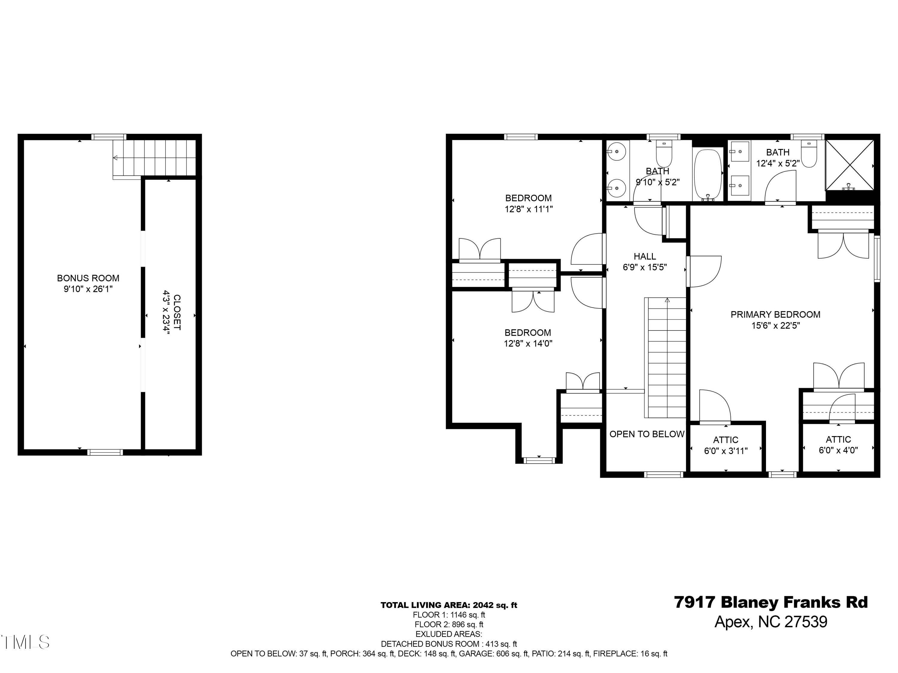 7917 Blaney Franks Road Apex, NC 27539 - Photo 48 of 50 a picture of a bench in a white building