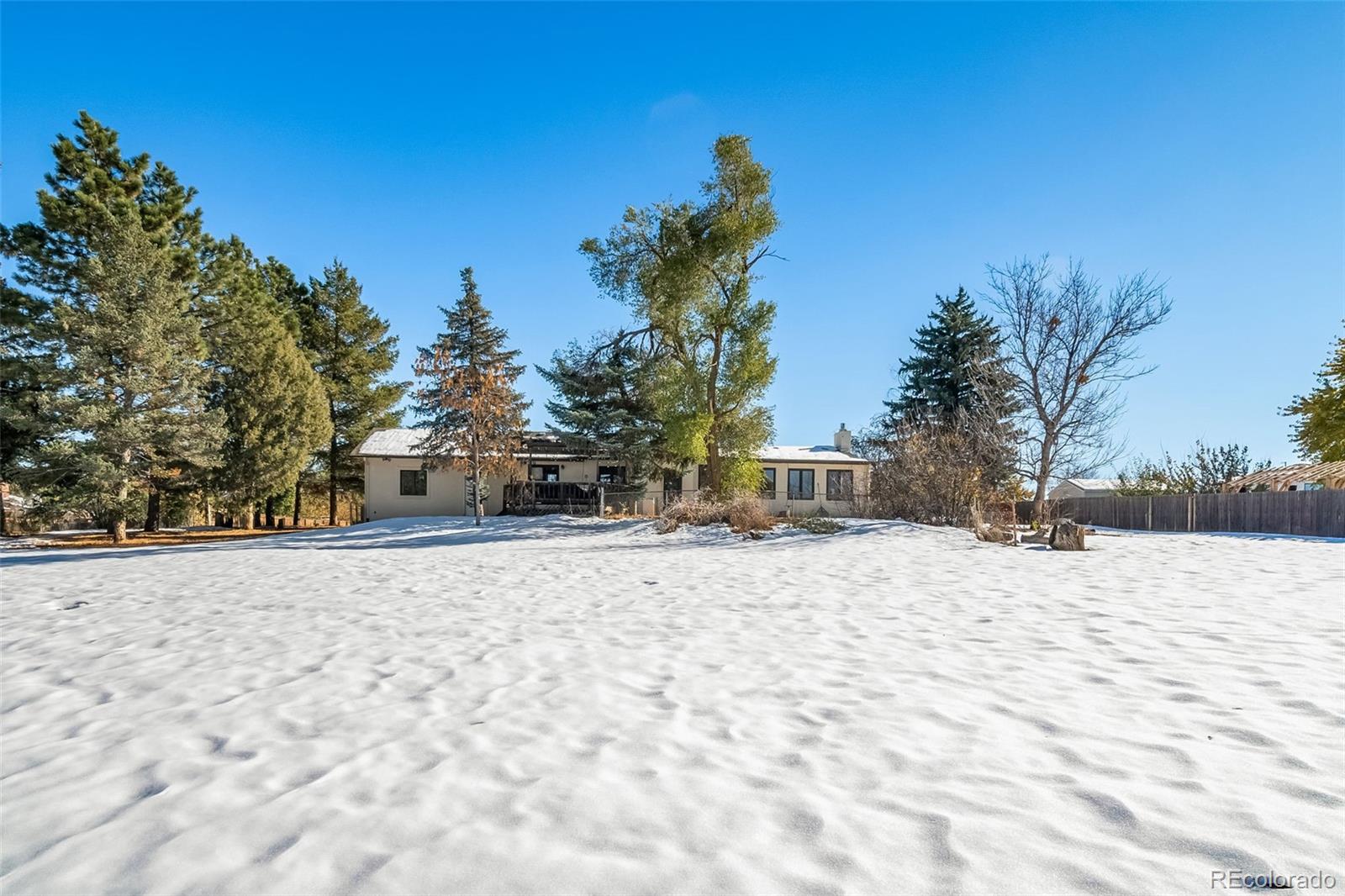 6101 South University Boulevard Centennial, CO 80121 - Photo 45 of 50 a view of a yard with snow on the road