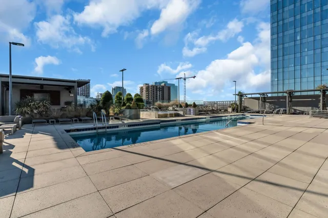 a outdoor view with patio