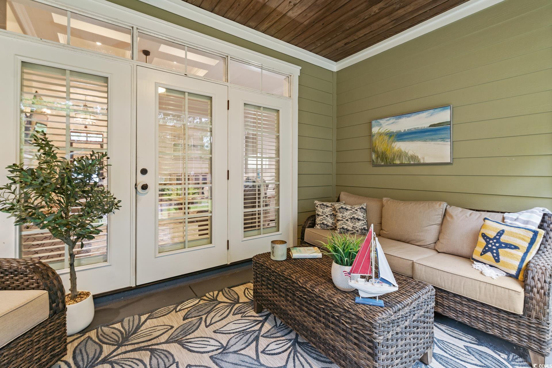 236 Chamberlin Road Myrtle Beach, SC 29588 - Photo 17 of 35 Sunroom / solarium with french doors