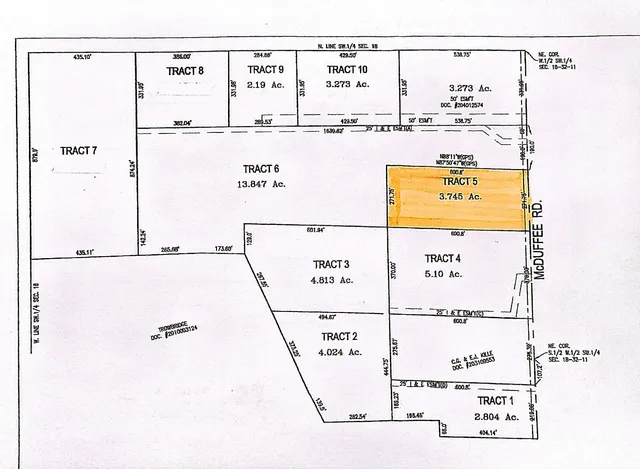 $160,000 | Tbd Tbd Mcduffee (tract 5), Churubusco, IN 46723