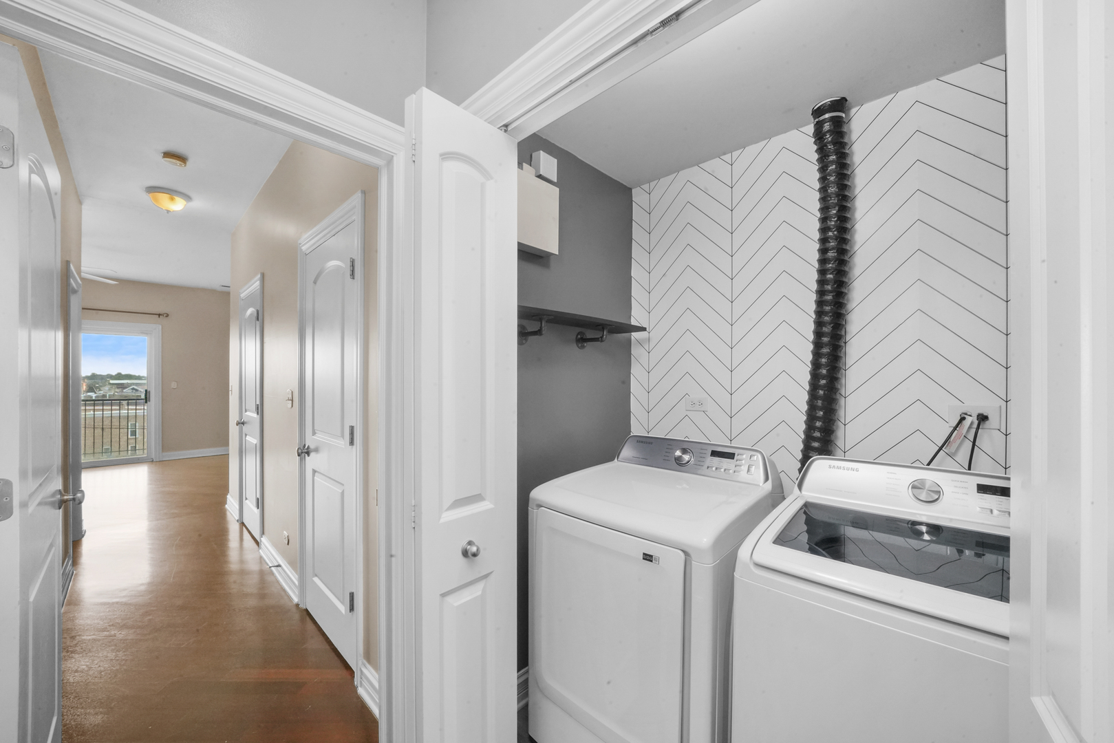 2503 West Harrison Street, Unit 4 Chicago, IL 60612 - Photo 19 of 31 a utility room with dryer and washer