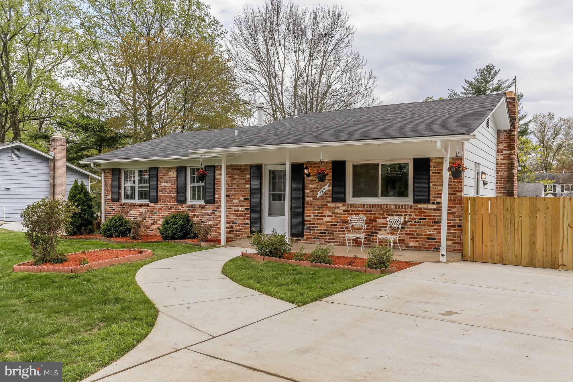 1321 Gresham Road Silver Spring, MD 20904 - Photo 2 of 30 front view of a house with a yard