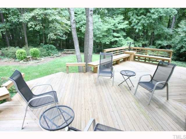 8800 Bickley Place Raleigh, NC 27613 - Photo 4 of 12 HUGE Deck built in 2007! Perfect for entertaining, grilling out or just relaxing and enjoying the views!