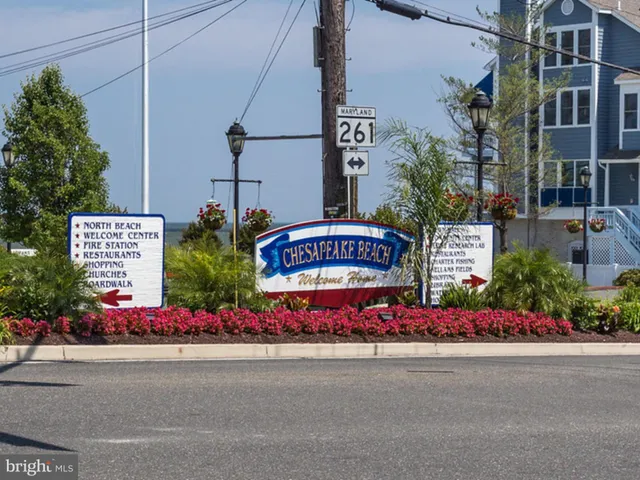 a view of building with sign board