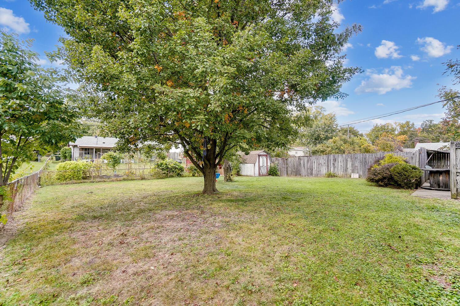 6507 Faircrest Road Columbus, OH 43229 - Photo 5 of 30 REAR YARD