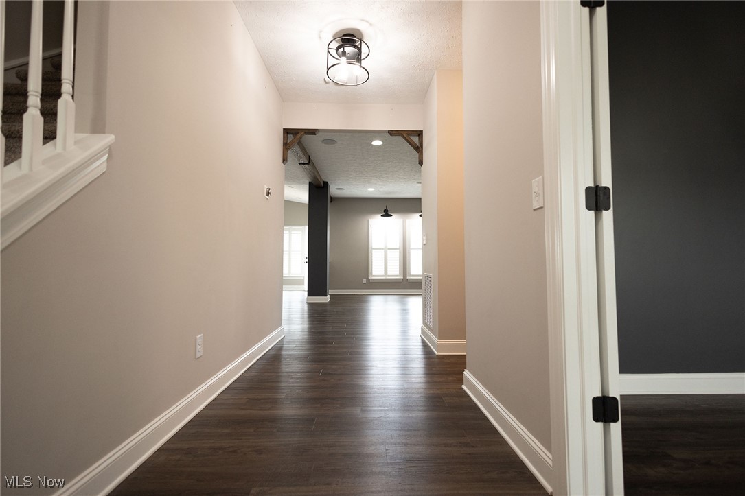 37328 Sandy Ridge Drive North Ridgeville, OH 44039 - Photo 8 of 39 Hallway with dark wood finished floors and baseboards