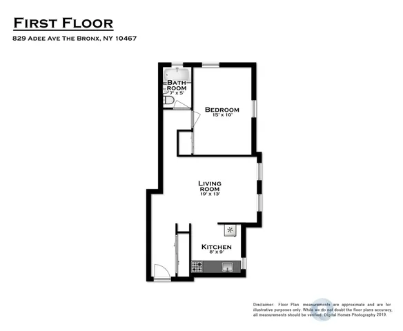 a picture of a bench in front of a building