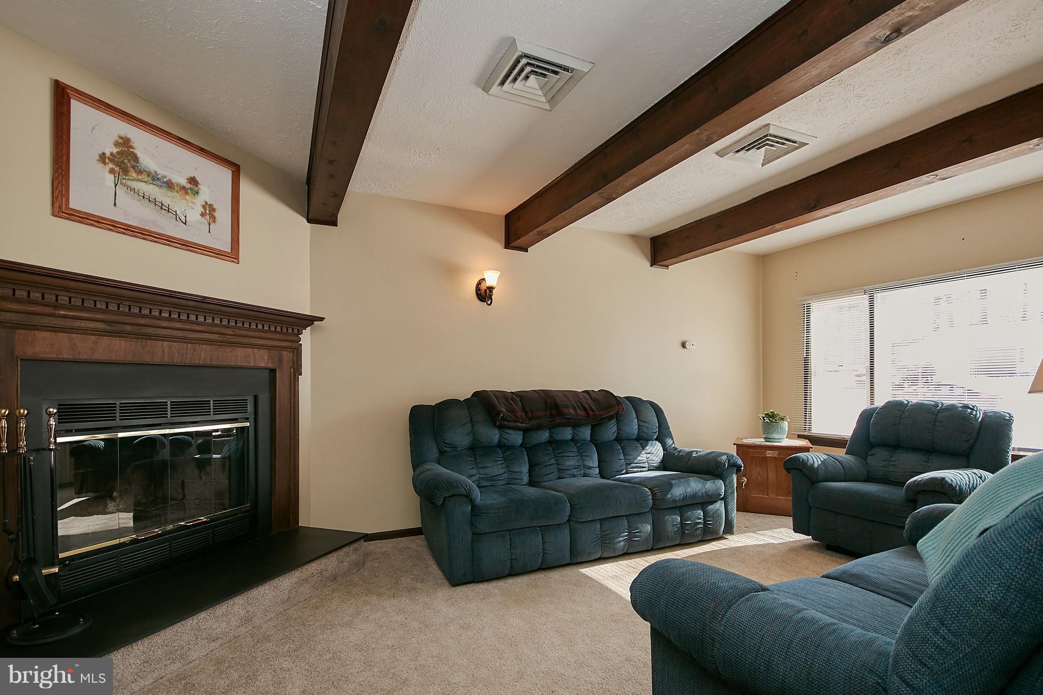 7311 Floyd Avenue Springfield, VA 22150 - Photo 15 of 33 Family Room with Woodburning Fireplace