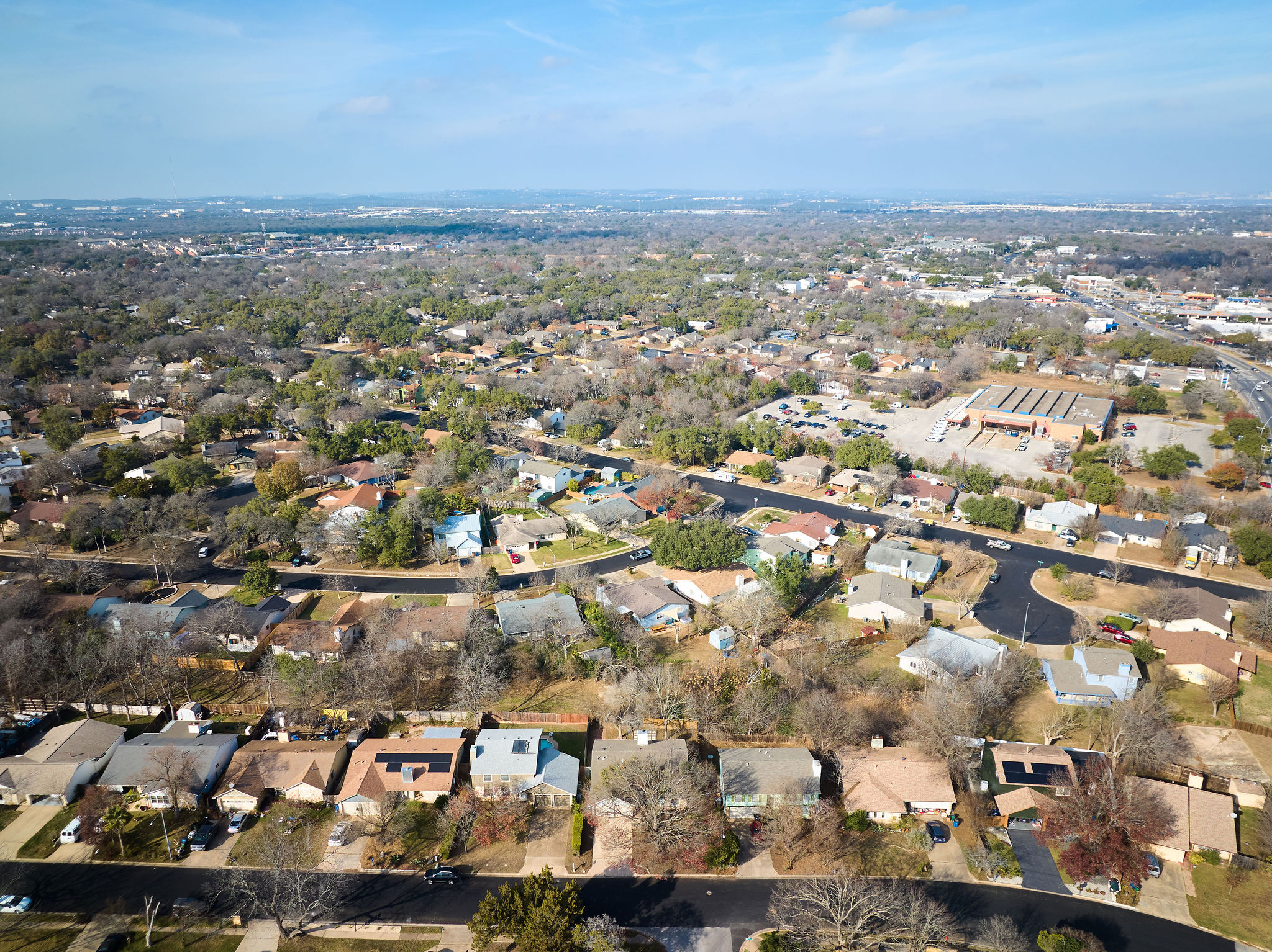 2008 Lear Lane Austin, TX 78745 - Photo 18 of 32 an aerial view of multiple house
