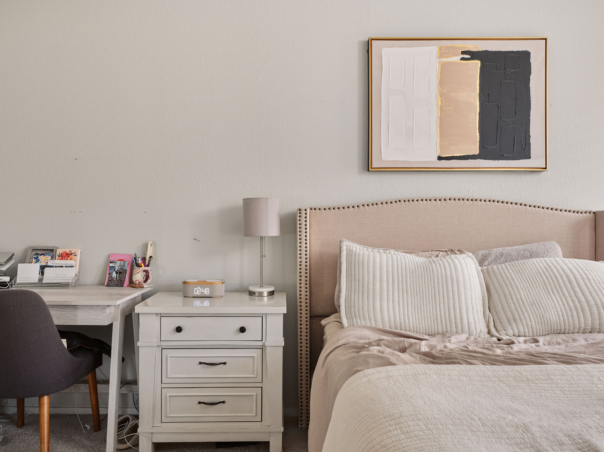 2008 Lear Lane Austin, TX 78745 - Photo 21 of 32 a bedroom with a bed and a dresser