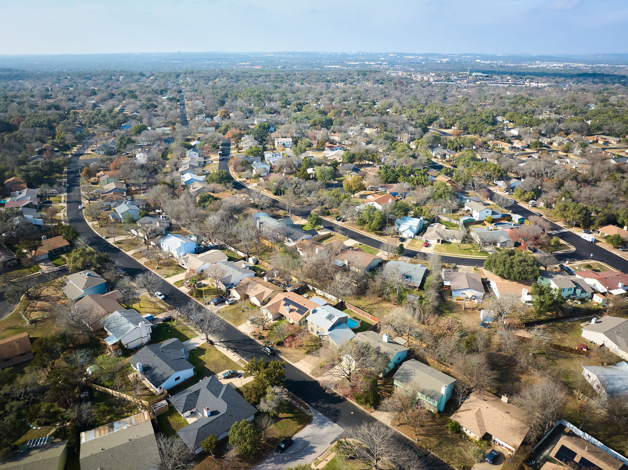 2008 Lear Lane Austin, TX 78745 - Photo 31 of 32 an aerial view of multiple house