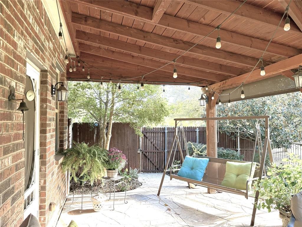 1301 Meadow Ranch Road McKinney, TX 75071 - Photo 31 of 40 View of patio / terrace featuring a gate