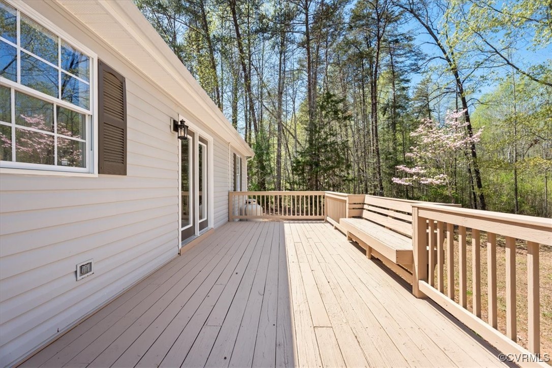 312 Clinton Road Cumberland, VA 23040 - Photo 25 of 29 View of wooden terrace