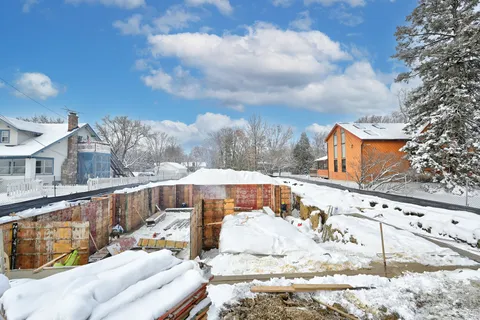 a view of roof deck with a barbeque