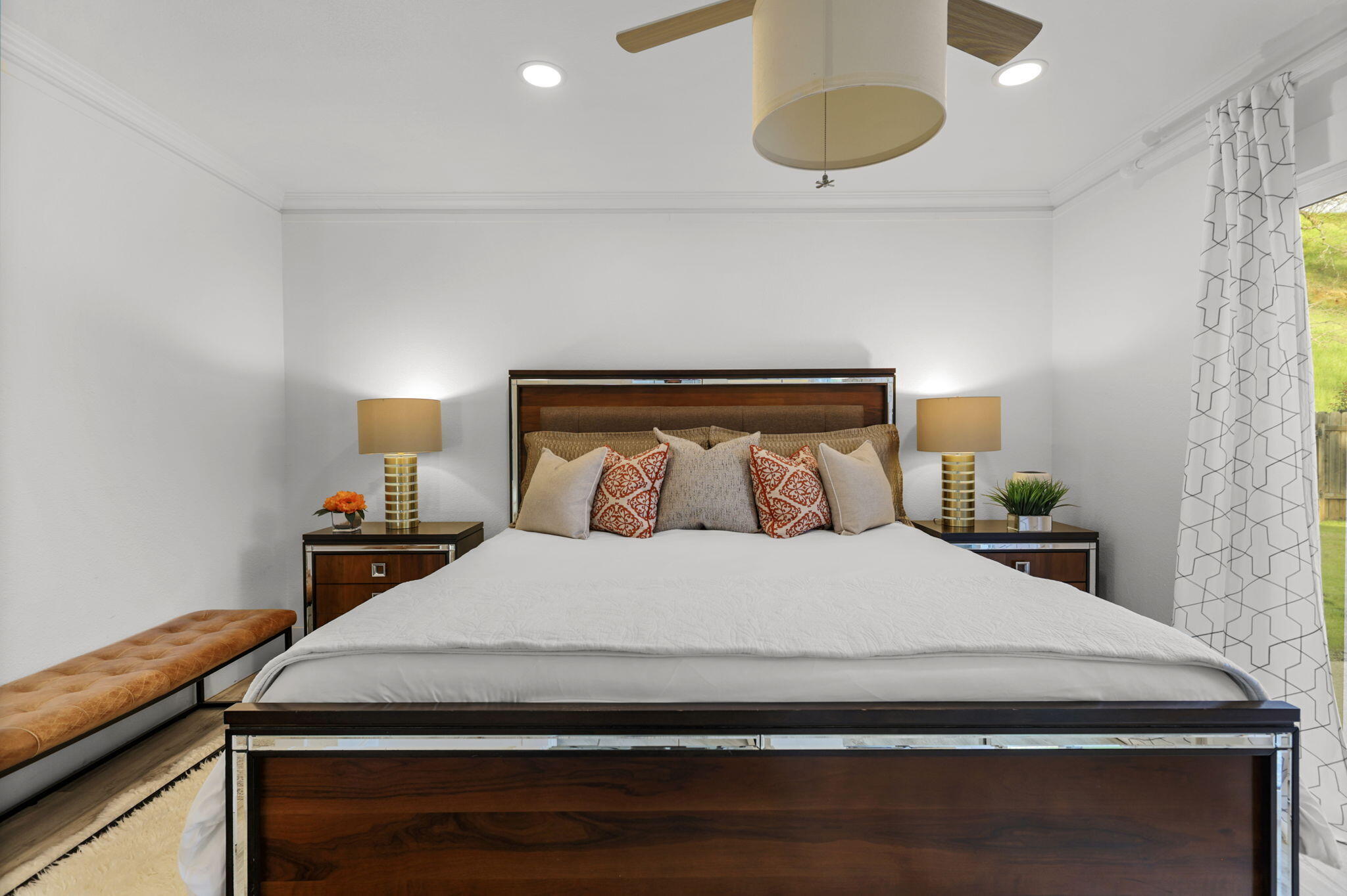 61 Tidmore Lane Redding, CA 96003 - Photo 21 of 38 a bedroom with a bed and a window