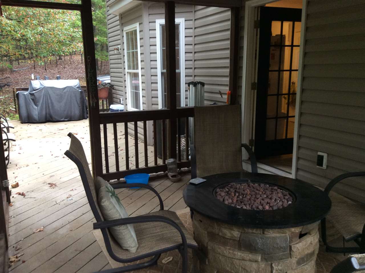 4003 Ruth Road Madison, VA 22727 - Photo 18 of 38 a view of a balcony with furniture and wooden floor