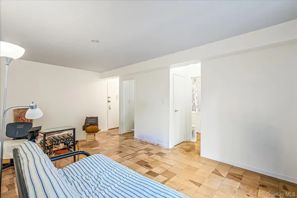 a utility room with cabinets