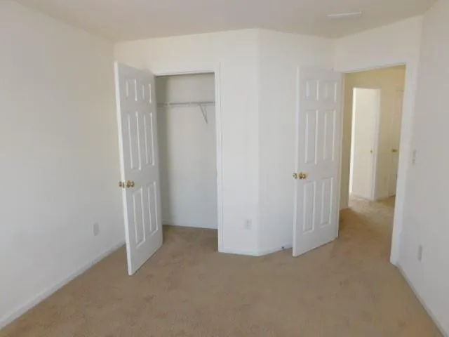 a view of a livingroom with an empty space