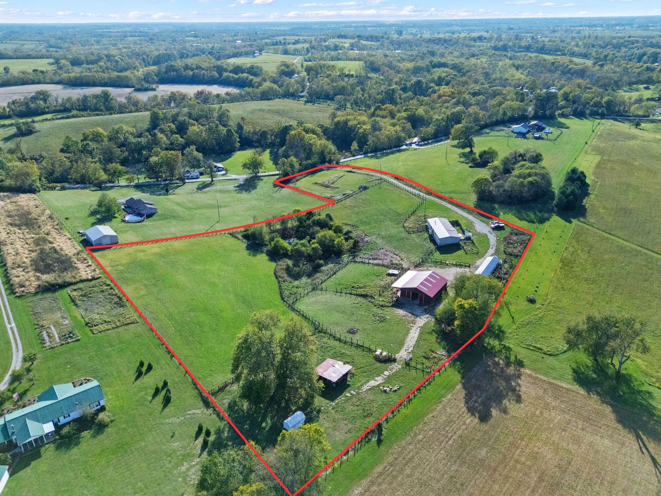 3003 North Middletown Road Paris, KY 40361 - Photo 1 of 45 Bird's-Eye View - Boundaries approximate