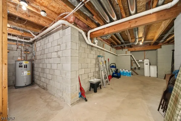 a view of storage and utility room